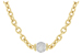 F193-44285: NECKLACE 1.27 TW (17.25 INCHES)