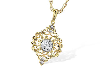 G199-76176: NECKLACE .18 TW