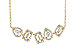 G282-49749: NECK .15 TW BAGUETTES .55 TW (18 INCHES)