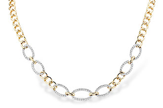 G283-38858: NECKLACE 1.12 TW (17")(INCLUDES BAR LINKS)